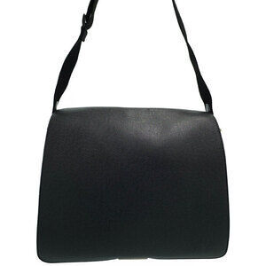 Louis Vuitton Taiga Black Leather Victor Shoulder Bag